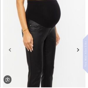 Indigo Blue Black Maternity Jeans